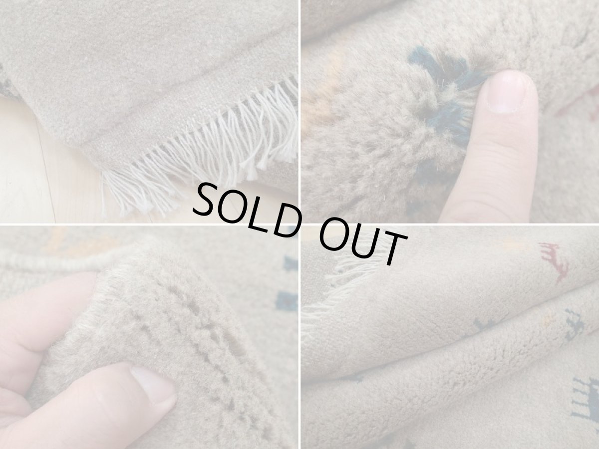 画像19: 新品 ペルシャ ギャッベ  縦2m 3.1? リビング ダイニング 3人掛けソファ サイズ 195 × 160 cm A164 肉厚 天然 草木染 ウール ギャベ 手織り ハンドメイド ラグ 絨毯 カーペット リビングダイニングルームやベッドサイドに (19)