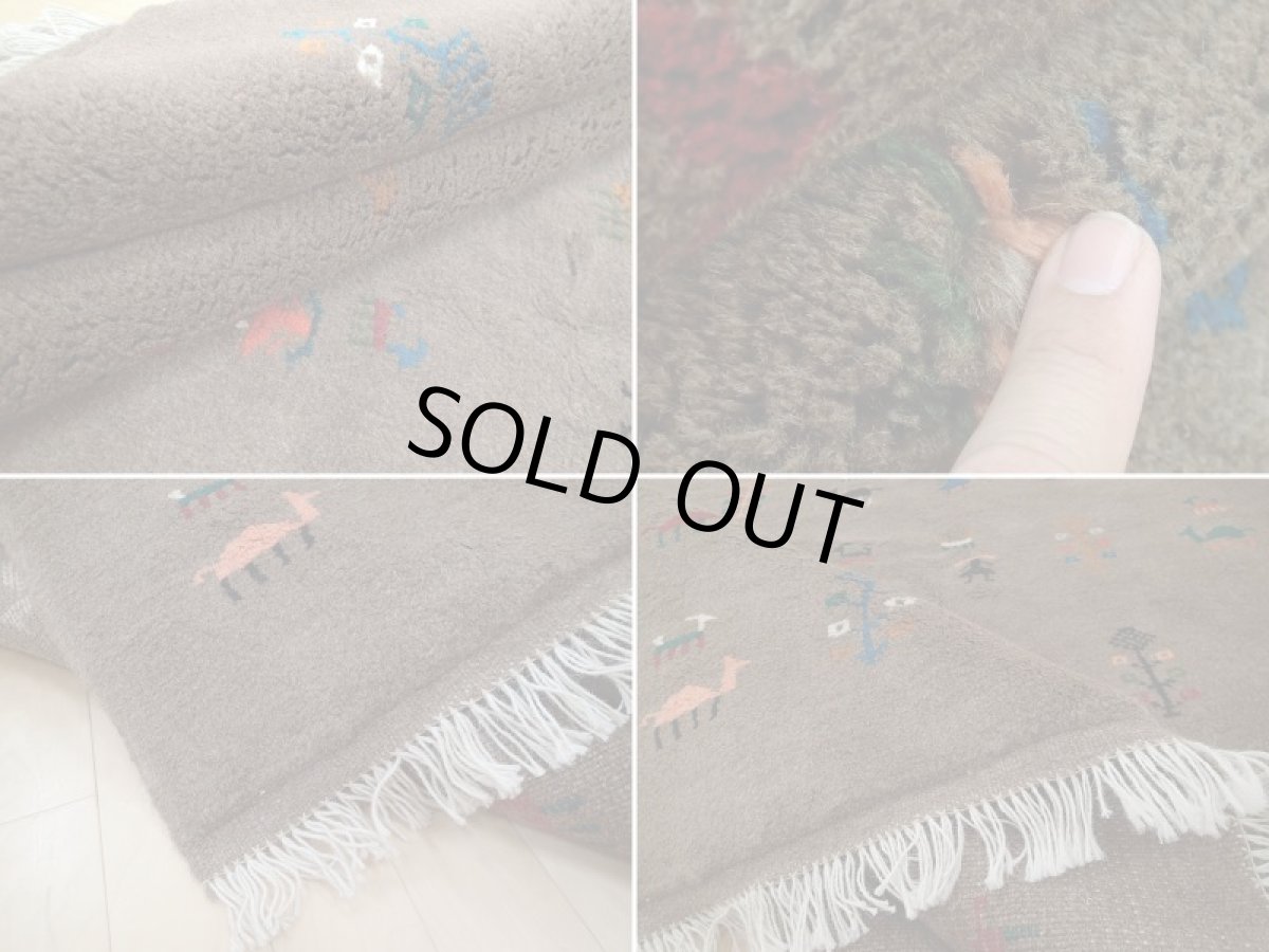 画像18: 新品 ペルシャ ギャッベ  縦2.1m 3.2? リビング ダイニング 2人掛けソファ サイズ 208 × 155 cm A167 肉厚 天然 ウール ギャベ 手織り ハンドメイド ラグ 絨毯 カーペット 茶 ブラウン リビングダイニングルームやベッドサイドに (18)