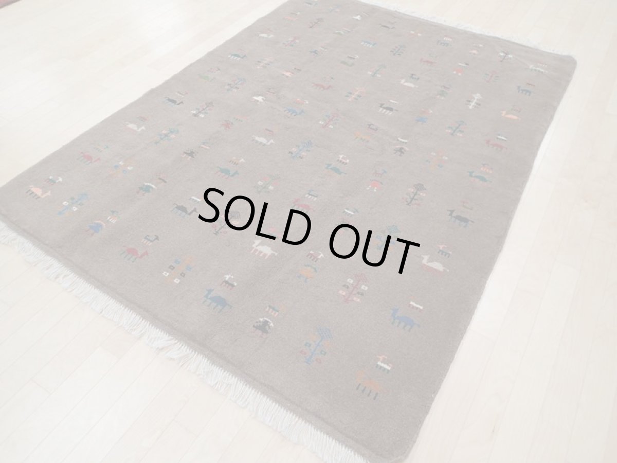 画像3: 新品 ペルシャ ギャッベ  縦2.1m 3.2? リビング ダイニング 2人掛けソファ サイズ 208 × 155 cm A167 肉厚 天然 ウール ギャベ 手織り ハンドメイド ラグ 絨毯 カーペット 茶 ブラウン リビングダイニングルームやベッドサイドに (3)