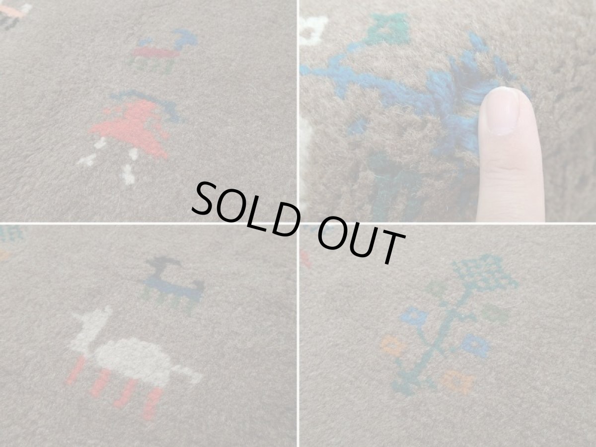 画像16: 新品 ペルシャ ギャッベ  縦2.1m 3.2? リビング ダイニング 2人掛けソファ サイズ 208 × 155 cm A167 肉厚 天然 ウール ギャベ 手織り ハンドメイド ラグ 絨毯 カーペット 茶 ブラウン リビングダイニングルームやベッドサイドに (16)