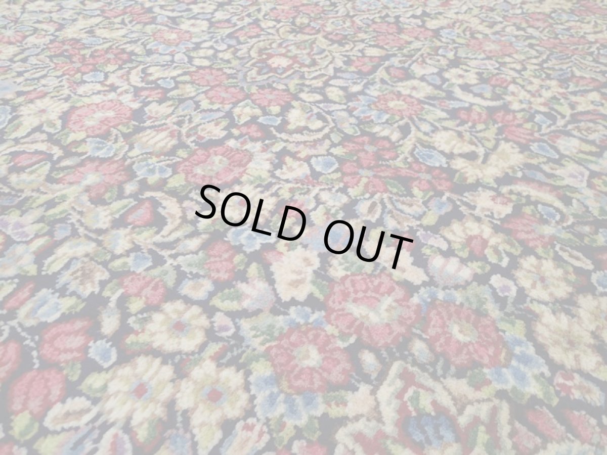 画像11: 美品 ペルシャ 絨毯 ケルマン産 縦3m 6㎡ 6帖 リビング ダイニング 3人掛けソファ コーナーソファ 大判 サイズ 304 x 195 cm No.a15 天然 ウール 手織り トライバル ラグ ハンドメイド マット カーペット 花柄 a-a15-304195h057-579 (11)