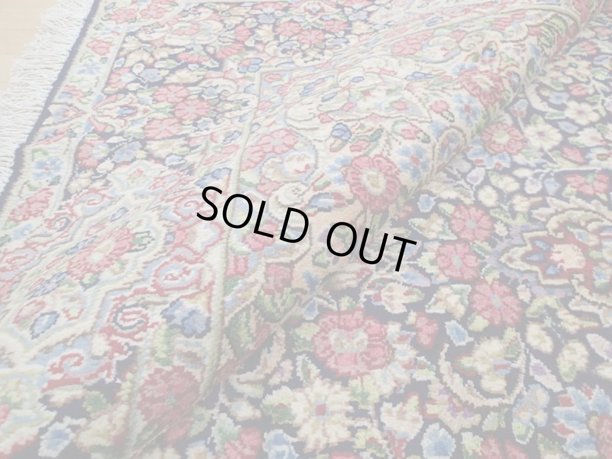 画像20: 美品 ペルシャ 絨毯 ケルマン産 縦3m 6㎡ 6帖 リビング ダイニング 3人掛けソファ コーナーソファ 大判 サイズ 304 x 195 cm No.a15 天然 ウール 手織り トライバル ラグ ハンドメイド マット カーペット 花柄 a-a15-304195h057-579 (20)