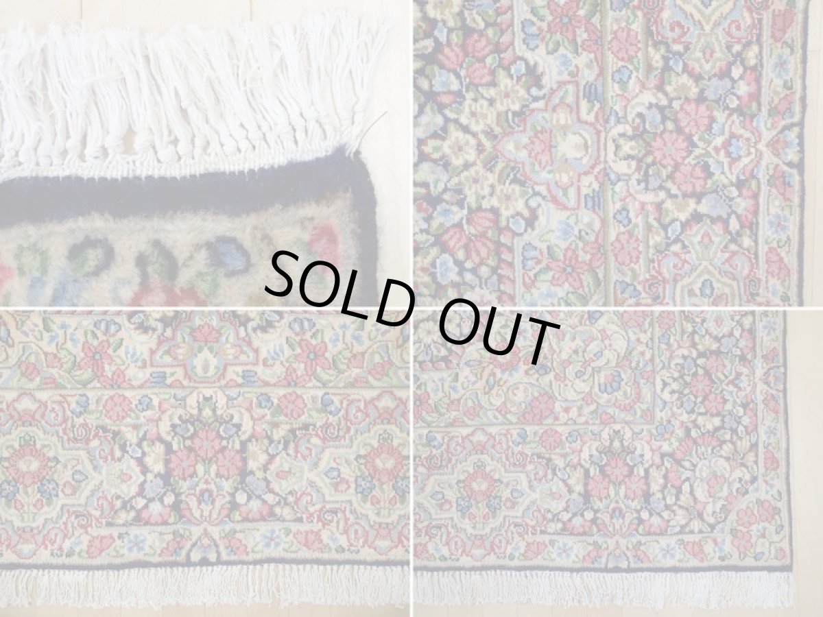 画像16: 美品 ペルシャ 絨毯 ケルマン産 縦3m 6㎡ 6帖 リビング ダイニング 3人掛けソファ コーナーソファ 大判 サイズ 304 x 195 cm No.a15 天然 ウール 手織り トライバル ラグ ハンドメイド マット カーペット 花柄 a-a15-304195h057-579 (16)