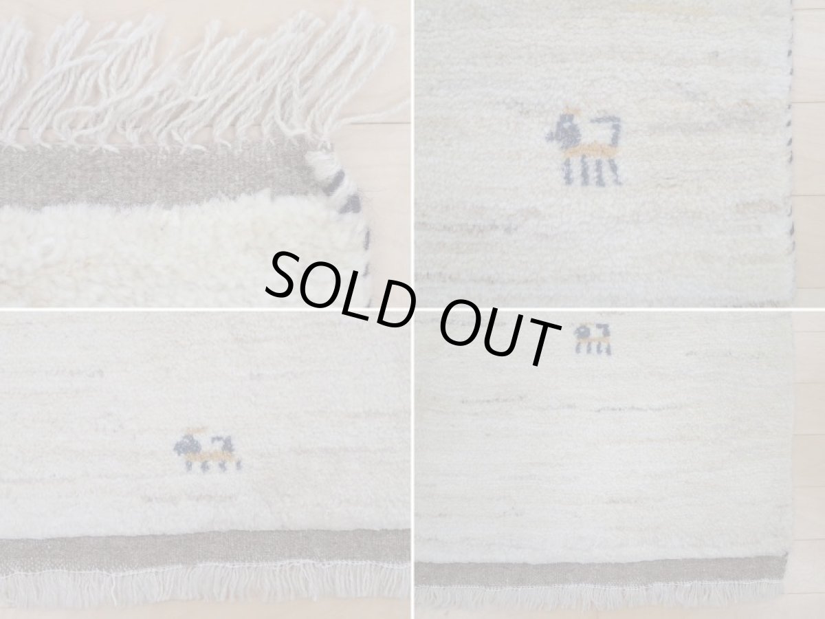 画像19: 新品 ペルシャ ギャッベ  縦2m 3? リビング ダイニング 2人掛けソファ サイズ 192 × 145 cm A170 肉厚 天然 ウール ギャベ 手織り ハンドメイド ラグ 絨毯 カーペット 生成り色 クリーム色 リビングダイニングルームやベッドサイドに (19)