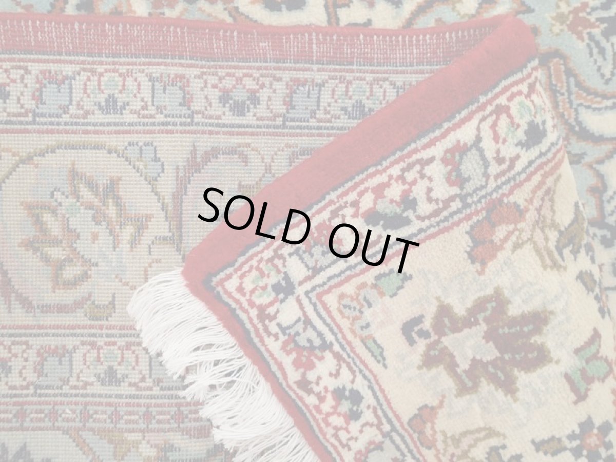 画像13: 良品 ペルシャ 絨毯 ナジャファバド 縦3.2m 6.6㎡ 6帖 リビング ダイニング 3人掛けソファ コーナーソファ 大判 サイズ 312 x 208 cm No.a8 肉厚 天然 ウール 手織り トライバル ラグ 敷物 マット カーペット 赤 メダリオン ヴィンテージ ビンテージ b-a8-312208h046-038 (13)