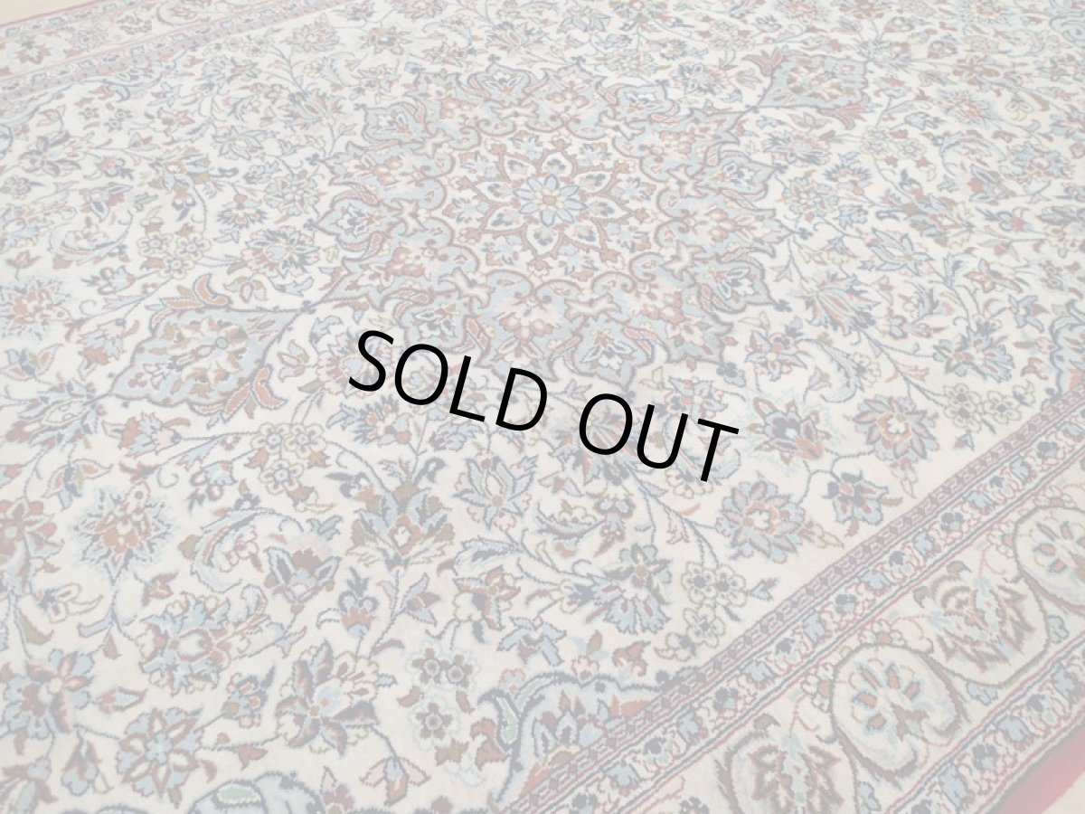 画像10: 良品 ペルシャ 絨毯 ナジャファバド 縦3.2m 6.6㎡ 6帖 リビング ダイニング 3人掛けソファ コーナーソファ 大判 サイズ 312 x 208 cm No.a8 肉厚 天然 ウール 手織り トライバル ラグ 敷物 マット カーペット 赤 メダリオン ヴィンテージ ビンテージ b-a8-312208h046-038 (10)