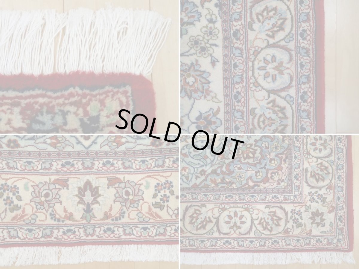 画像19: 良品 ペルシャ 絨毯 ナジャファバド 縦3.2m 6.6㎡ 6帖 リビング ダイニング 3人掛けソファ コーナーソファ 大判 サイズ 312 x 208 cm No.a8 肉厚 天然 ウール 手織り トライバル ラグ 敷物 マット カーペット 赤 メダリオン ヴィンテージ ビンテージ b-a8-312208h046-038 (19)