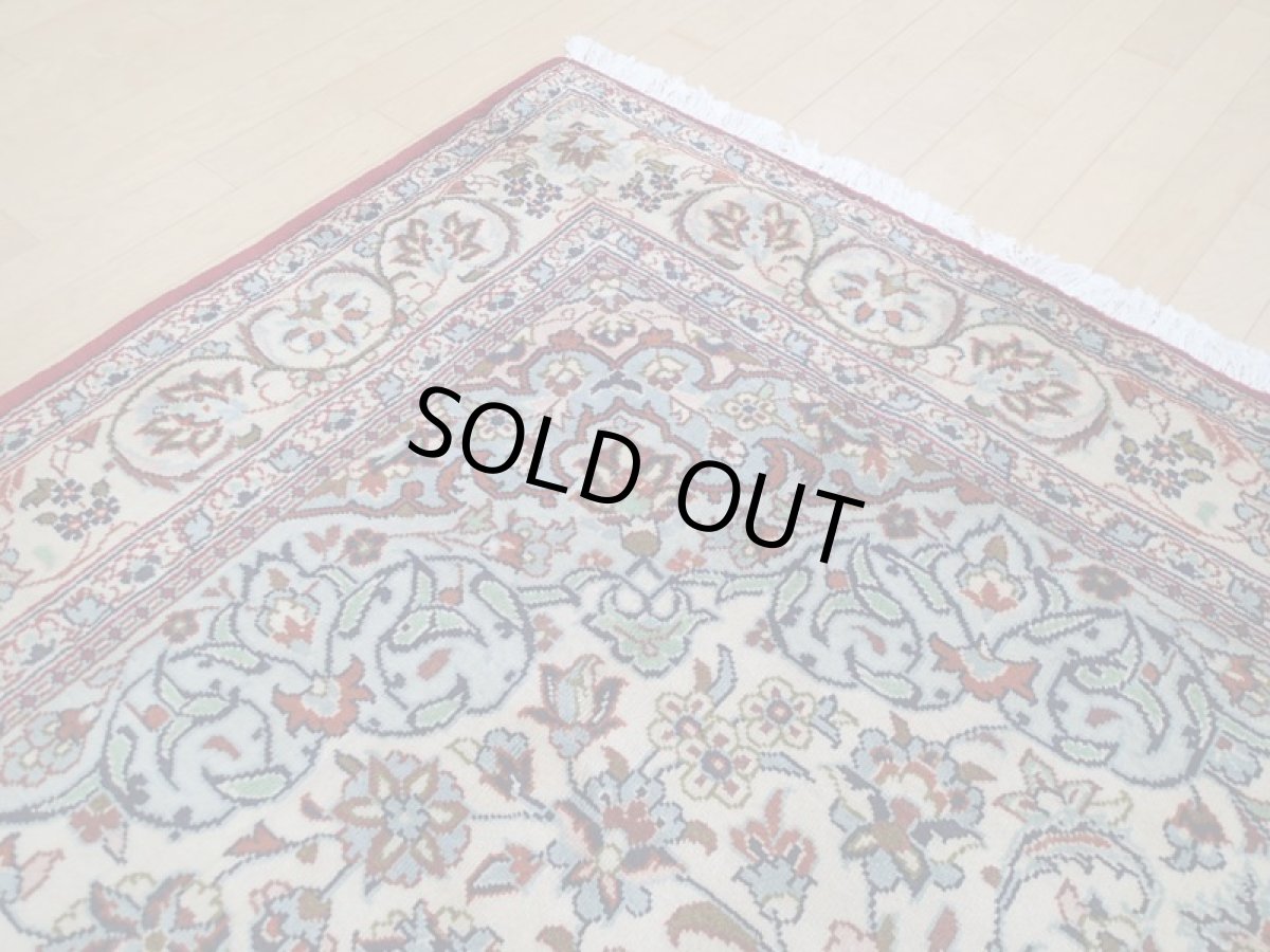 画像8: 良品 ペルシャ 絨毯 ナジャファバド 縦3.2m 6.6㎡ 6帖 リビング ダイニング 3人掛けソファ コーナーソファ 大判 サイズ 312 x 208 cm No.a8 肉厚 天然 ウール 手織り トライバル ラグ 敷物 マット カーペット 赤 メダリオン ヴィンテージ ビンテージ b-a8-312208h046-038 (8)