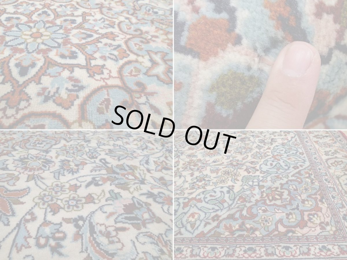 画像17: 良品 ペルシャ 絨毯 ナジャファバド 縦3.2m 6.6㎡ 6帖 リビング ダイニング 3人掛けソファ コーナーソファ 大判 サイズ 312 x 208 cm No.a8 肉厚 天然 ウール 手織り トライバル ラグ 敷物 マット カーペット 赤 メダリオン ヴィンテージ ビンテージ b-a8-312208h046-038 (17)