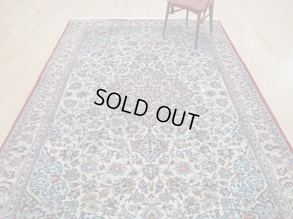 画像6: 良品 ペルシャ 絨毯 ナジャファバド 縦3.2m 6.6㎡ 6帖 リビング ダイニング 3人掛けソファ コーナーソファ 大判 サイズ 312 x 208 cm No.a8 肉厚 天然 ウール 手織り トライバル ラグ 敷物 マット カーペット 赤 メダリオン ヴィンテージ ビンテージ b-a8-312208h046-038 (6)