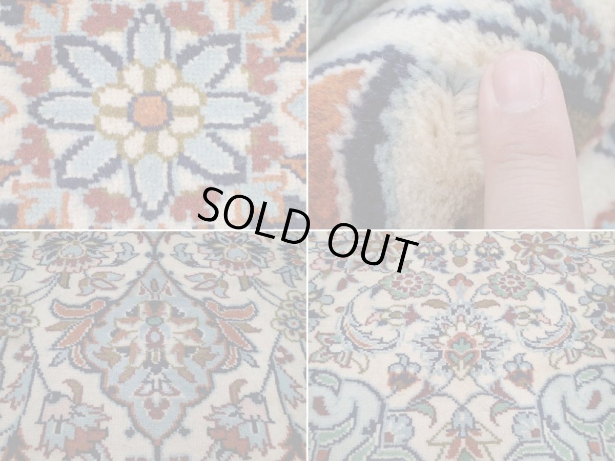 画像16: 良品 ペルシャ 絨毯 ナジャファバド 縦3.2m 6.6㎡ 6帖 リビング ダイニング 3人掛けソファ コーナーソファ 大判 サイズ 312 x 208 cm No.a8 肉厚 天然 ウール 手織り トライバル ラグ 敷物 マット カーペット 赤 メダリオン ヴィンテージ ビンテージ b-a8-312208h046-038 (16)