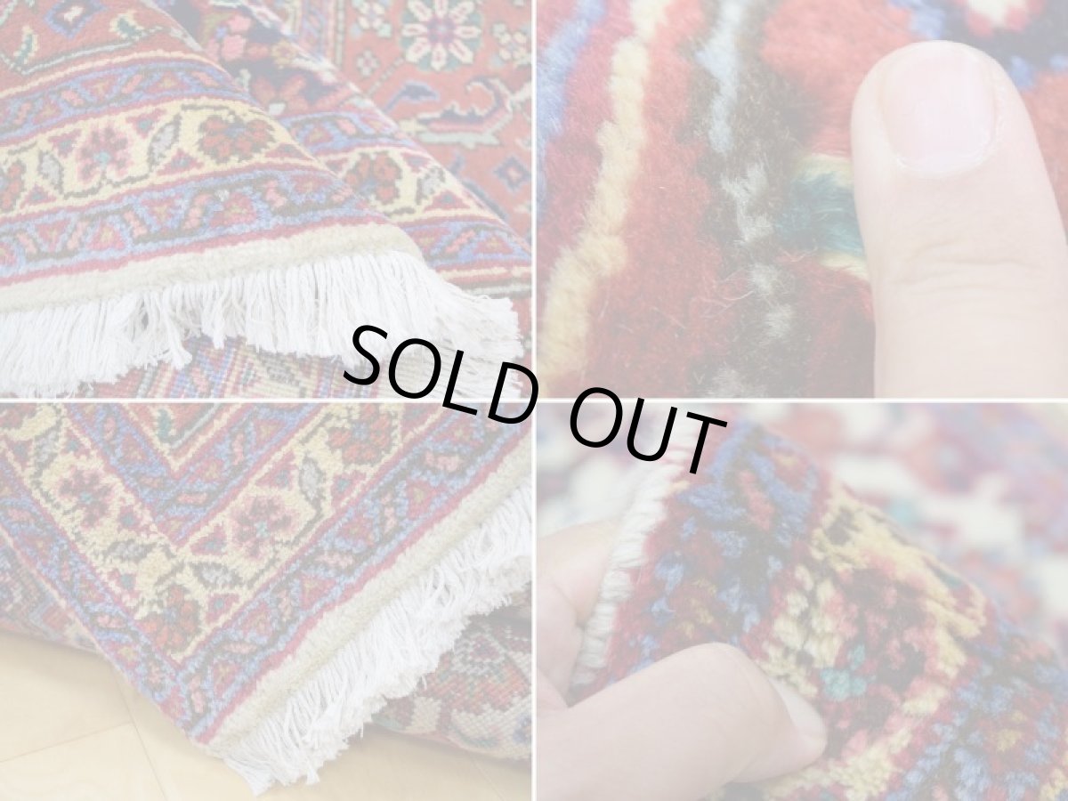 画像17: 良品 ペルシャ 絨毯 タブリーズ 縦3m 6? 6帖 リビング ダイニング 3人掛けソファ コーナーソファ 大判 サイズ 300 x 200 cm a157 手織り トライバル ラグ 天然 ウール 敷物 マット カーペット マヒ ヘラティ 柄 ヴィンテージ ビンテージ (17)