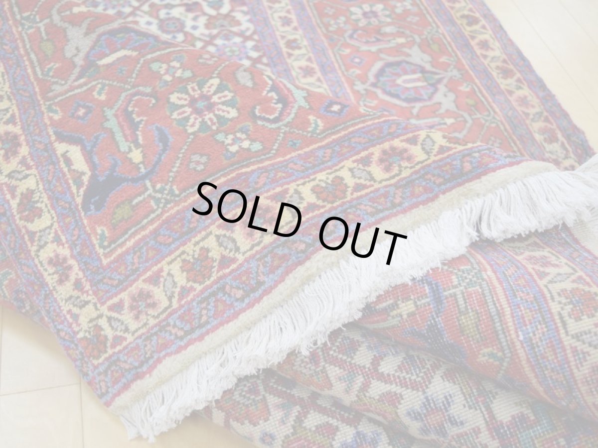 画像13: 良品 ペルシャ 絨毯 タブリーズ 縦3m 6? 6帖 リビング ダイニング 3人掛けソファ コーナーソファ 大判 サイズ 300 x 200 cm a157 手織り トライバル ラグ 天然 ウール 敷物 マット カーペット マヒ ヘラティ 柄 ヴィンテージ ビンテージ (13)