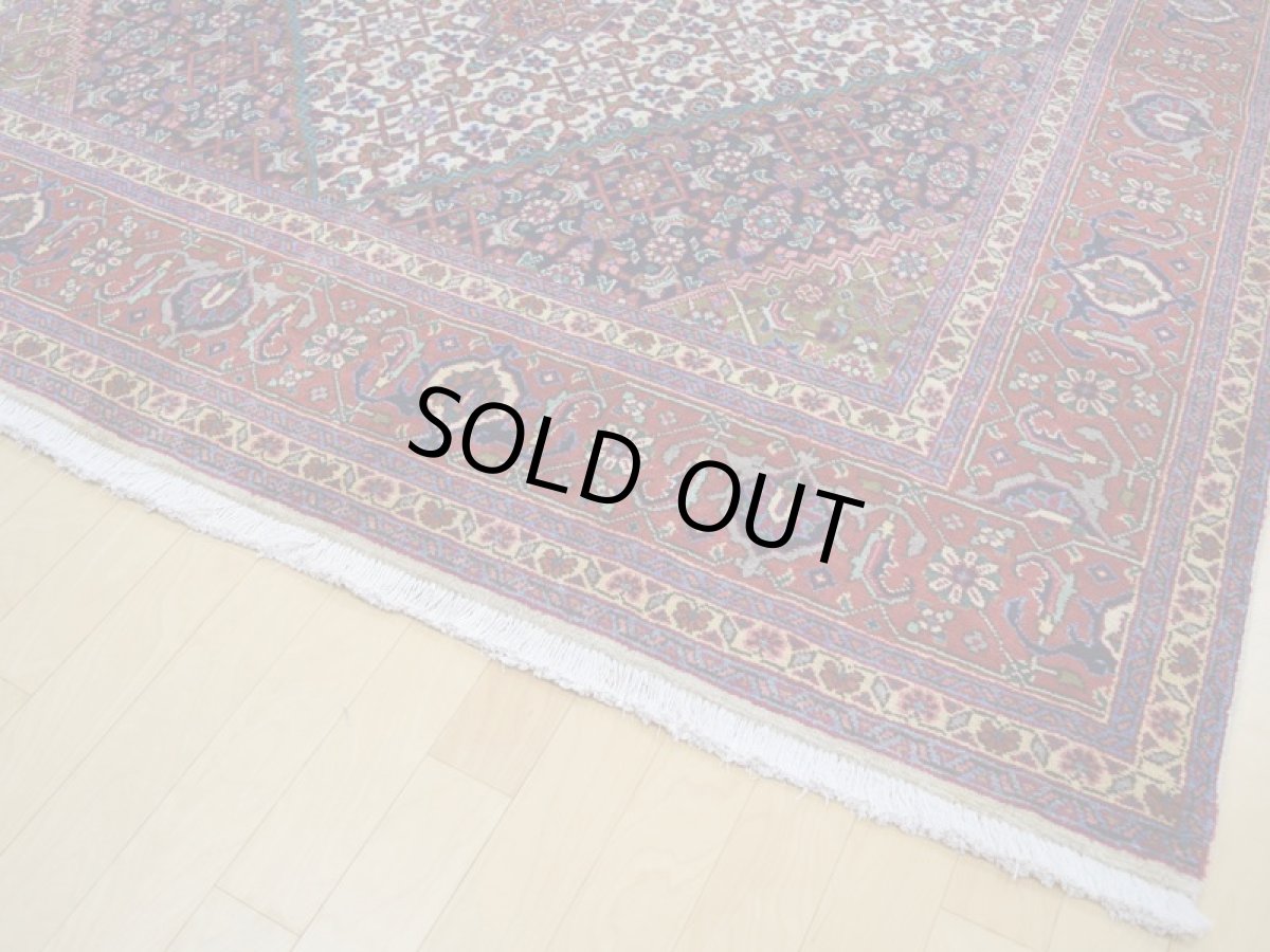 画像10: 良品 ペルシャ 絨毯 タブリーズ 縦3m 6? 6帖 リビング ダイニング 3人掛けソファ コーナーソファ 大判 サイズ 300 x 200 cm a157 手織り トライバル ラグ 天然 ウール 敷物 マット カーペット マヒ ヘラティ 柄 ヴィンテージ ビンテージ (10)