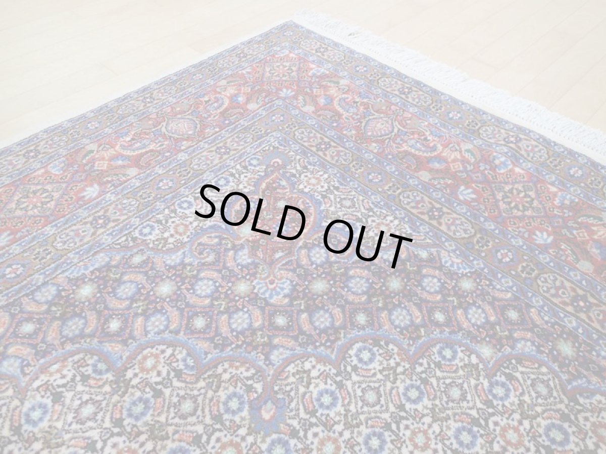 画像8: 新品 ペルシャ 絨毯 ムード 縦3m 横2m 6㎡ 6帖 リビング ダイニング サイズ 3m 6畳 3人掛け ソファ サイズ 300 x 198 cm 183 天然 肉厚 ウール シルク 手織り ハンドメイド トライバル ラグ マット 敷物 カーペット クリーム マヒ ヘラティ 柄 n-183-300198s077-0001 (8)