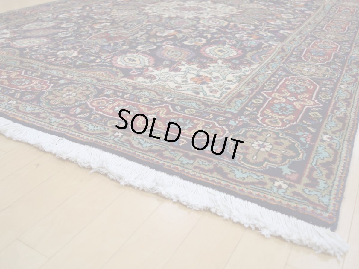 画像11: 新品 ペルシャ 絨毯 ムード 縦3m 横2m 6㎡ 6帖 リビング ダイニング サイズ 3m 6畳 3人掛け ソファ サイズ 300 x 198 cm 183 天然 肉厚 ウール シルク 手織り ハンドメイド トライバル ラグ マット 敷物 カーペット クリーム マヒ ヘラティ 柄 n-183-300198s077-0001 (11)