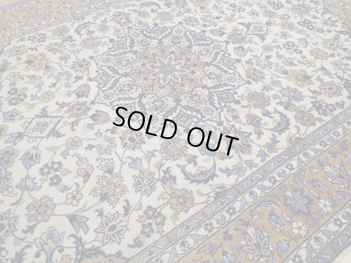 画像10: 美品 ペルシャ 絨毯 ナジャファバド 縦3.2m 6.6? 6帖 リビング ダイニング 3人掛けソファ コーナーソファ 大判 サイズ 313 x 208 cm No.a19 草木染 天然 ウール 手織り トライバル ラグ 敷物 マット カーペット メダリオン ヴィンテージ ビンテージ (10)