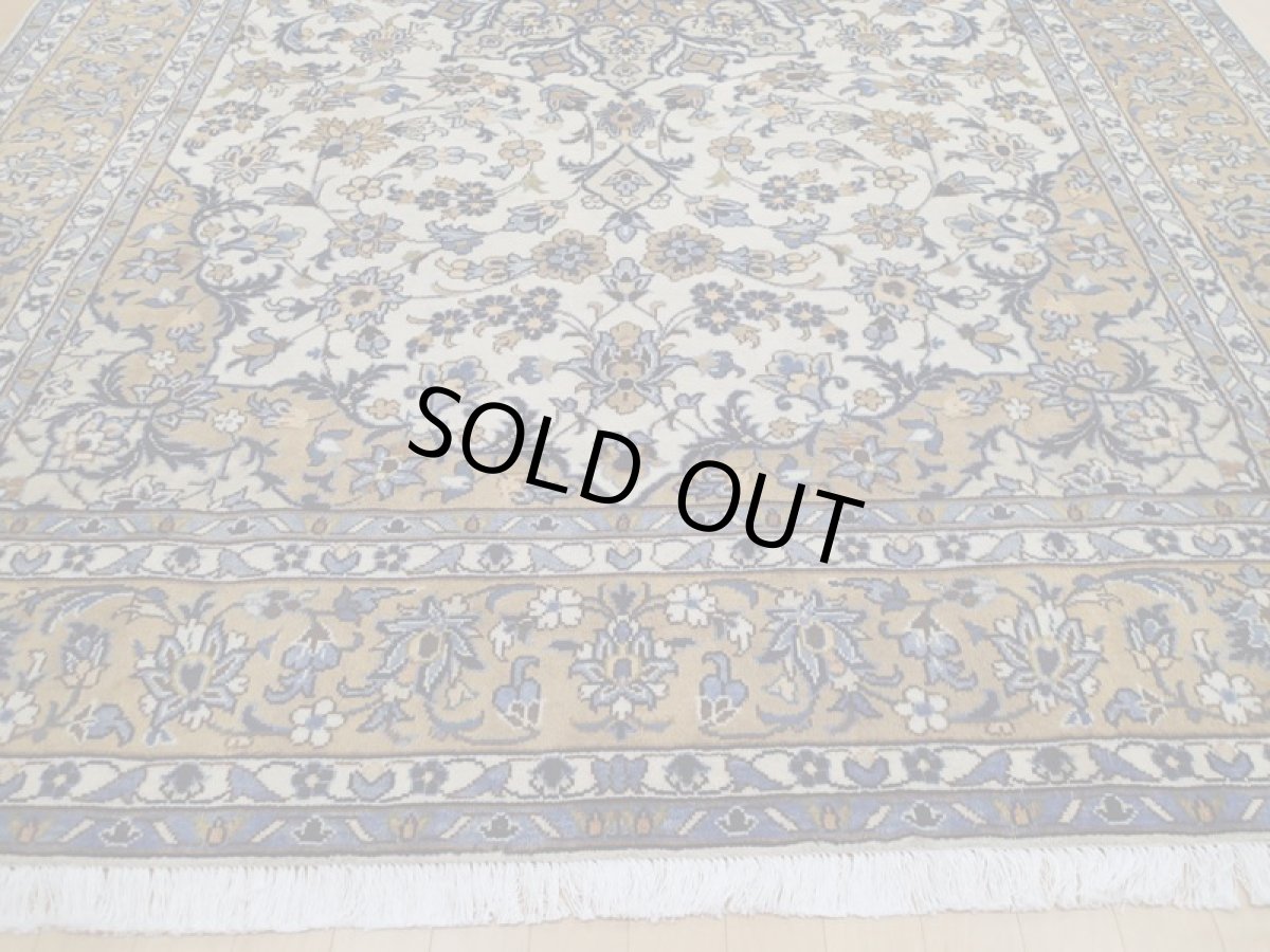 画像6: 美品 ペルシャ 絨毯 ナジャファバド 縦3.2m 6.6? 6帖 リビング ダイニング 3人掛けソファ コーナーソファ 大判 サイズ 313 x 208 cm No.a19 草木染 天然 ウール 手織り トライバル ラグ 敷物 マット カーペット メダリオン ヴィンテージ ビンテージ (6)