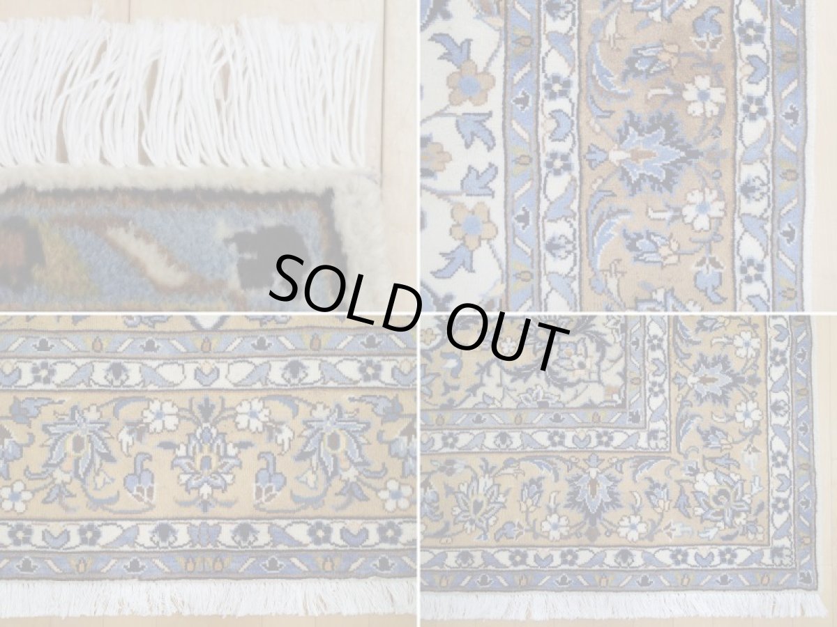 画像19: 美品 ペルシャ 絨毯 ナジャファバド 縦3.2m 6.6? 6帖 リビング ダイニング 3人掛けソファ コーナーソファ 大判 サイズ 313 x 208 cm No.a19 草木染 天然 ウール 手織り トライバル ラグ 敷物 マット カーペット メダリオン ヴィンテージ ビンテージ (19)