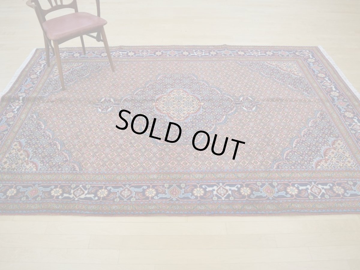 画像3: 良品 ペルシャ 絨毯 アルデビル 縦3m 5.8? 6帖 リビング ダイニング 3人掛けソファ コーナーソファ 大判 サイズ 290 x 197 cm a169 手織り トライバル ラグ 天然 ウール 敷物 マット カーペット マヒブロンズ ヘラティ 柄 ヴィンテージ ビンテージ (3)