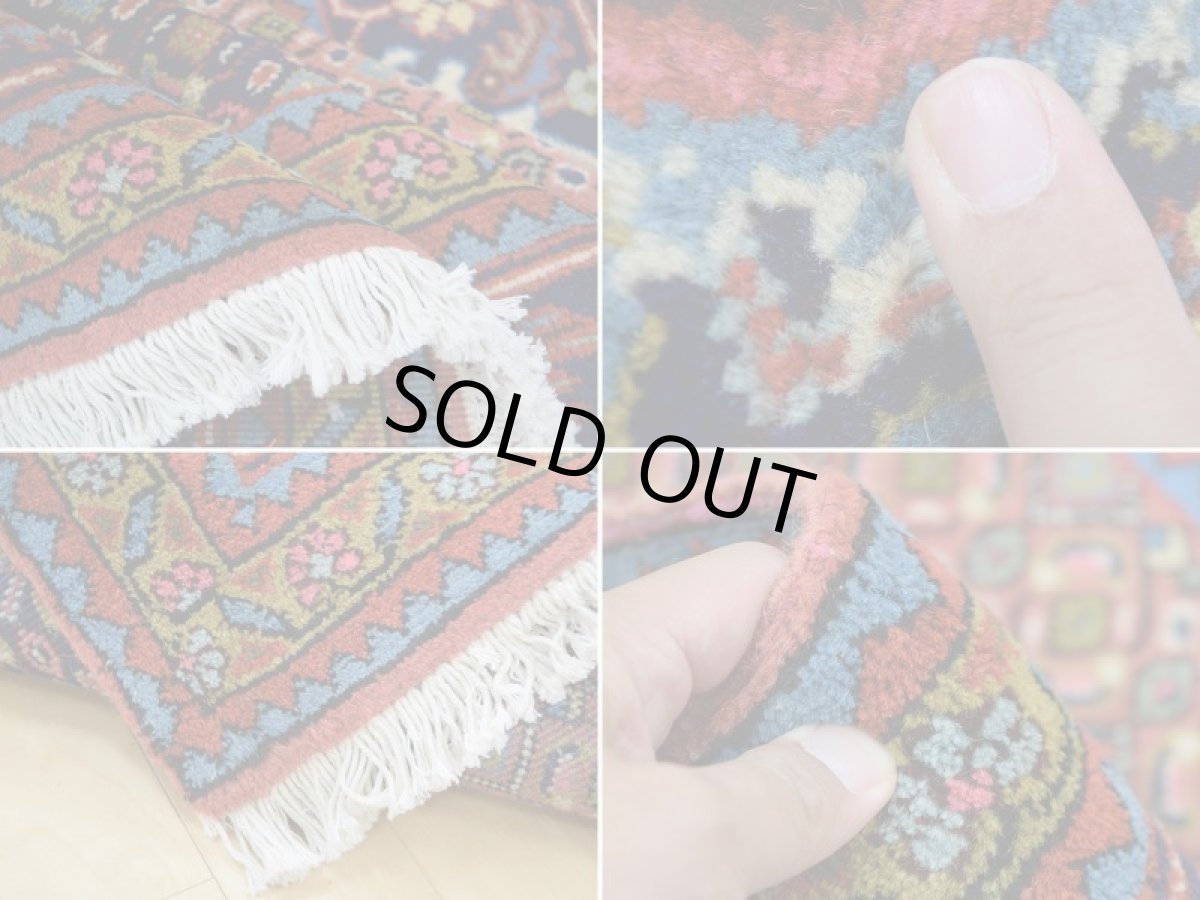 画像20: 良品 ペルシャ 絨毯 アルデビル 縦3m 5.8? 6帖 リビング ダイニング 3人掛けソファ コーナーソファ 大判 サイズ 290 x 197 cm a169 手織り トライバル ラグ 天然 ウール 敷物 マット カーペット マヒブロンズ ヘラティ 柄 ヴィンテージ ビンテージ (20)