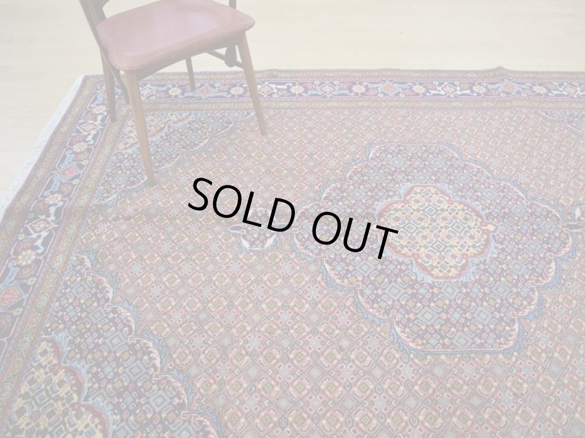 画像2: 良品 ペルシャ 絨毯 アルデビル 縦3m 5.8? 6帖 リビング ダイニング 3人掛けソファ コーナーソファ 大判 サイズ 290 x 197 cm a169 手織り トライバル ラグ 天然 ウール 敷物 マット カーペット マヒブロンズ ヘラティ 柄 ヴィンテージ ビンテージ (2)