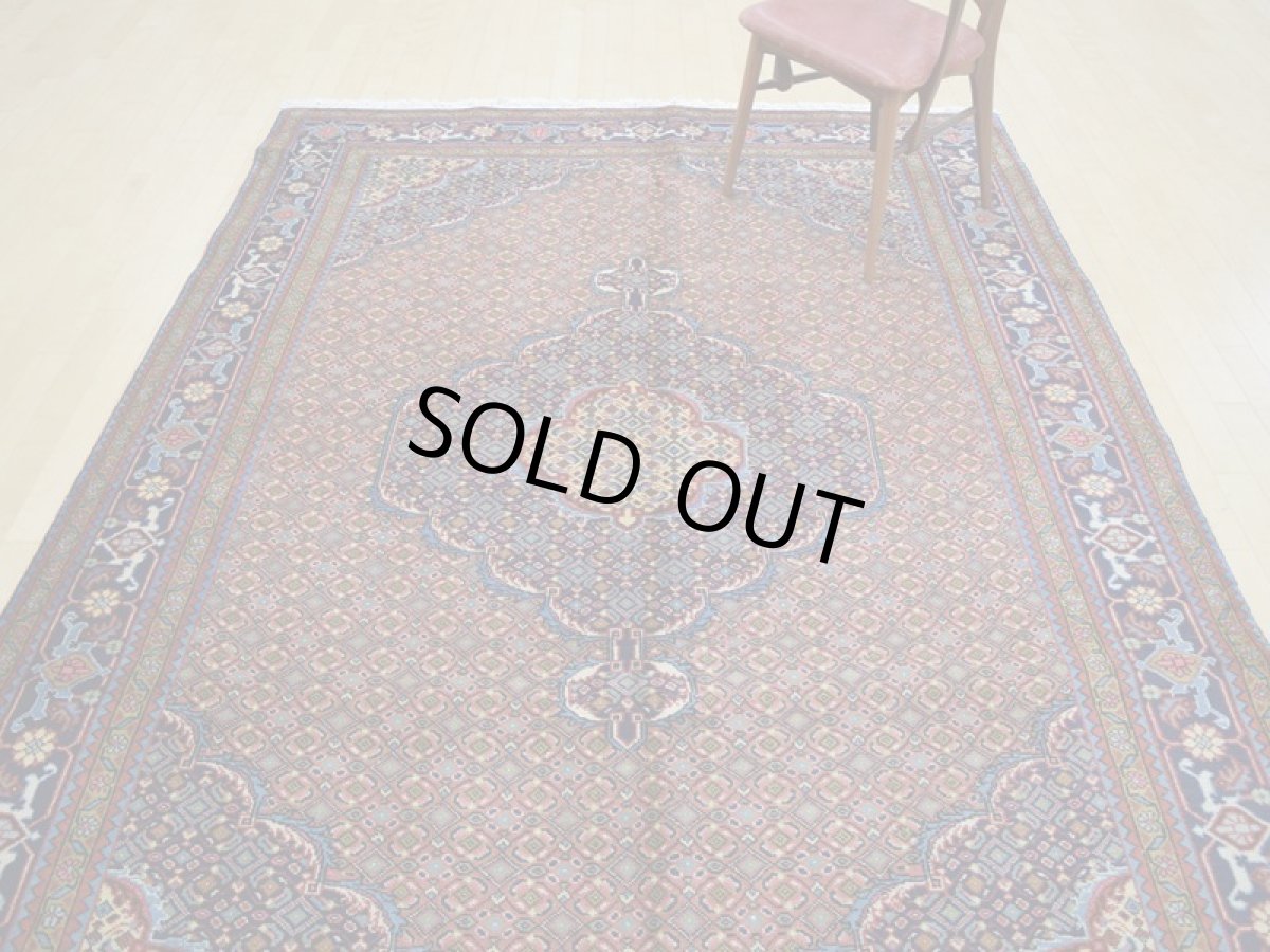 画像5: 良品 ペルシャ 絨毯 アルデビル 縦3m 5.8? 6帖 リビング ダイニング 3人掛けソファ コーナーソファ 大判 サイズ 290 x 197 cm a169 手織り トライバル ラグ 天然 ウール 敷物 マット カーペット マヒブロンズ ヘラティ 柄 ヴィンテージ ビンテージ (5)