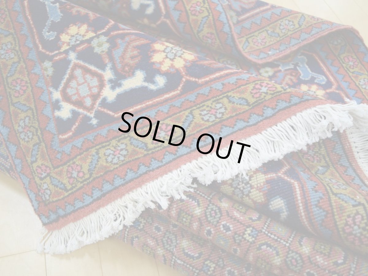 画像14: 良品 ペルシャ 絨毯 アルデビル 縦3m 5.8? 6帖 リビング ダイニング 3人掛けソファ コーナーソファ 大判 サイズ 290 x 197 cm a169 手織り トライバル ラグ 天然 ウール 敷物 マット カーペット マヒブロンズ ヘラティ 柄 ヴィンテージ ビンテージ (14)