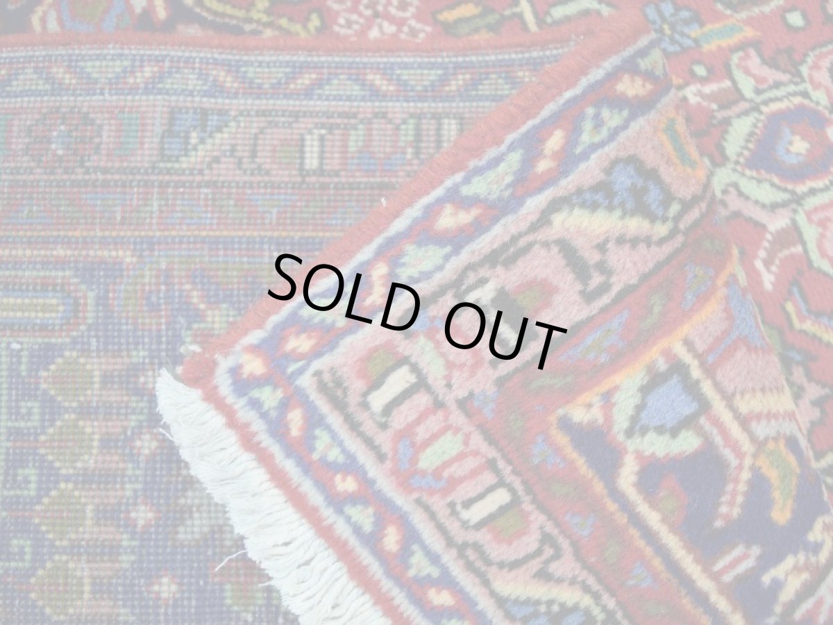 画像15: 良品 ペルシャ 絨毯 タブリーズ 縦3.6m 8.8? 6帖程度 リビング ダイニング 3人掛けソファ コーナーソファ 大判 サイズ 355 x 250 cm No.a144 手織り トライバル ラグ 天然 ウール 敷物 マット カーペット 赤 メダリオン 草木 花 柄 幾何学模様 ヴィンテージ ビンテージ (15)