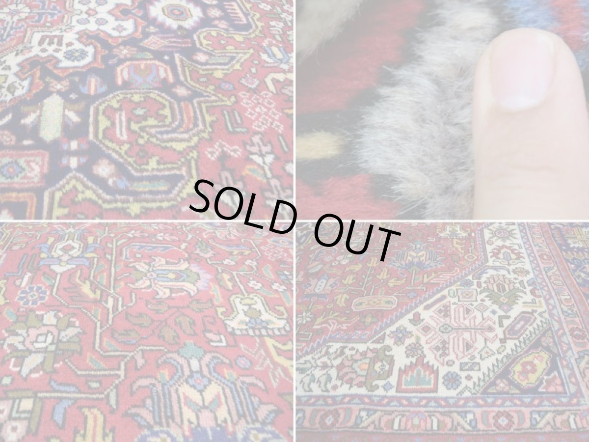 画像17: 良品 ペルシャ 絨毯 タブリーズ 縦3.6m 8.8? 6帖程度 リビング ダイニング 3人掛けソファ コーナーソファ 大判 サイズ 355 x 250 cm No.a144 手織り トライバル ラグ 天然 ウール 敷物 マット カーペット 赤 メダリオン 草木 花 柄 幾何学模様 ヴィンテージ ビンテージ (17)