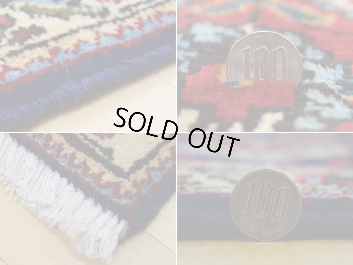 画像20: 良品 ペルシャ 絨毯 タブリーズ 縦3.1m 6.4? 6帖 リビング ダイニング 3人掛けソファ コーナーソファ 大判 サイズ 310 x 205 cm No.a159 手織り トライバル ラグ 天然 ウール 敷物 マット カーペット 紺 青 メダリオン 草木 花 柄 ヴィンテージ ビンテージ (20)