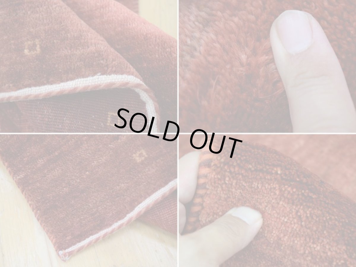 画像18: 良品  ペルシャ ギャッベ 縦1.8m 2.1㎡ センター ラグ ベッドサイド 2人掛けソファ サイズ 180 x 121 cm No.235 天然 草木染 ウール ギャベ 手織り ハンドメイド ラグ 絨毯 カーペット ヴィンテージ ビンテージ b-235-180121s034　 (18)