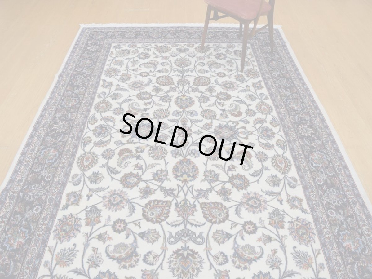 画像5: 新品 ペルシャ 絨毯 マシュハド産 縦3.1m 6? 6畳 リビング ダイニング 3人掛けソファ サイズ  307 x 197 cm No.253 天然 肉厚 ウール 手織り トライバル ラグ 敷物 マット カーペット (5)