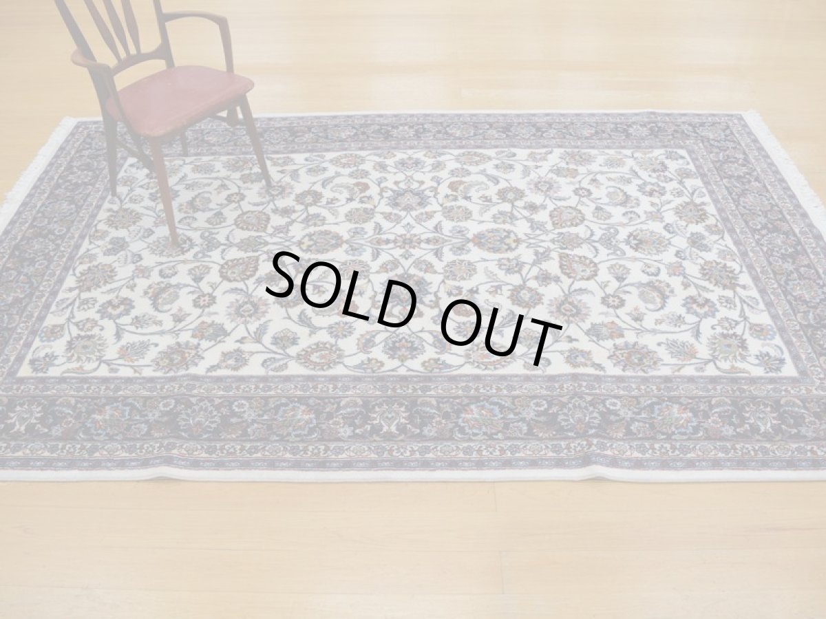 画像3: 新品 ペルシャ 絨毯 マシュハド産 縦3.1m 6? 6畳 リビング ダイニング 3人掛けソファ サイズ  307 x 197 cm No.253 天然 肉厚 ウール 手織り トライバル ラグ 敷物 マット カーペット (3)