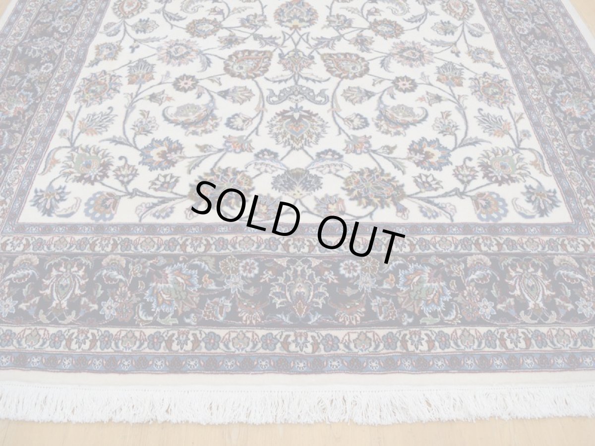 画像6: 新品 ペルシャ 絨毯 マシュハド産 縦3.1m 6? 6畳 リビング ダイニング 3人掛けソファ サイズ  307 x 197 cm No.253 天然 肉厚 ウール 手織り トライバル ラグ 敷物 マット カーペット (6)