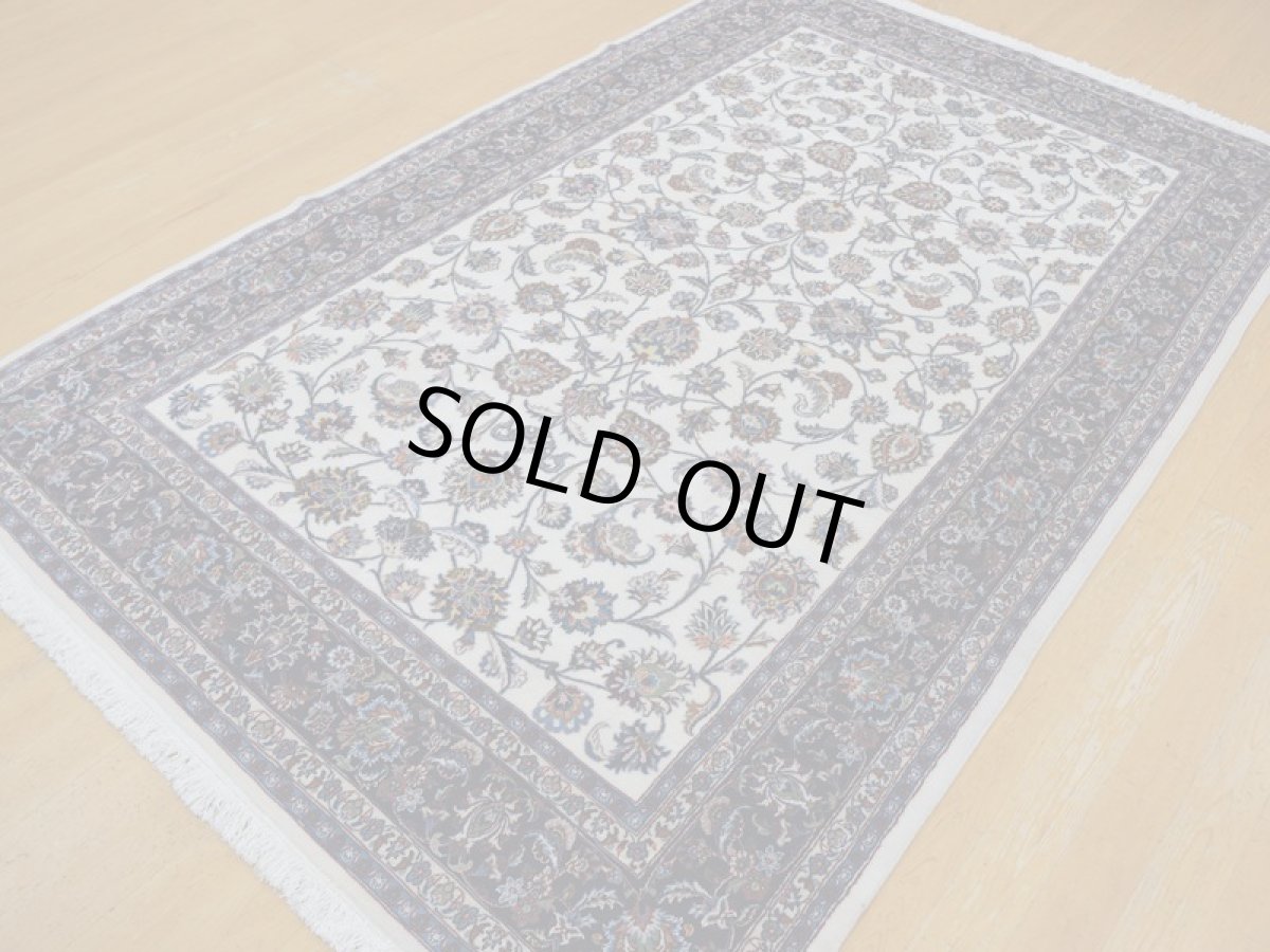 画像8: 新品 ペルシャ 絨毯 マシュハド産 縦3.1m 6? 6畳 リビング ダイニング 3人掛けソファ サイズ  307 x 197 cm No.253 天然 肉厚 ウール 手織り トライバル ラグ 敷物 マット カーペット (8)