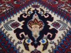 画像10: 美品 ペルシャ 絨毯 シラーズ産 縦1.5m 2人掛けソファ デスク足元 アクセント サイズ 146 x 102 cm No.278 天然 ウール 手織り トライバル ラグ 敷物 マット カーペット a-278-146102s062-093 (10)
