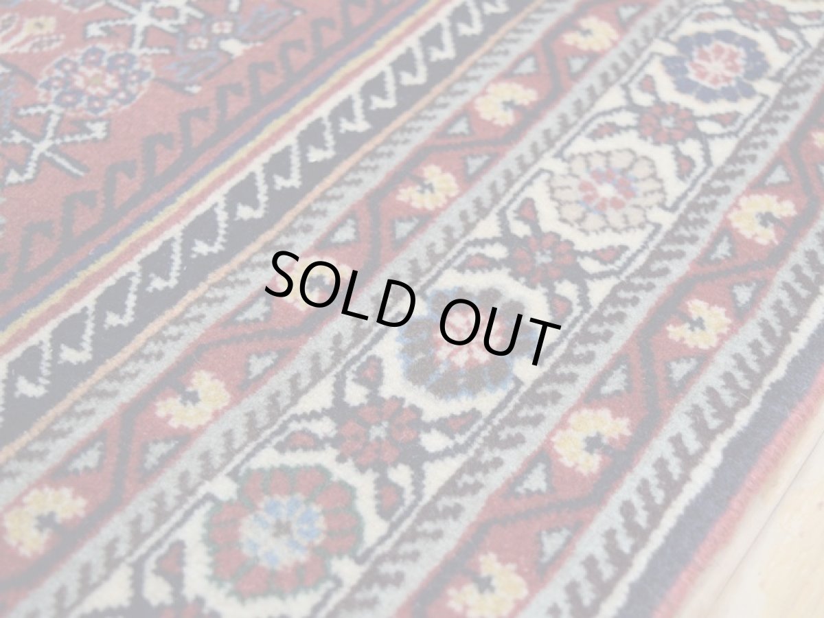 画像12: 美品 ペルシャ 絨毯 シラーズ産 縦1.5m 2人掛けソファ デスク足元 アクセント サイズ 146 x 102 cm No.278 天然 ウール 手織り トライバル ラグ 敷物 マット カーペット a-278-146102s062-093 (12)