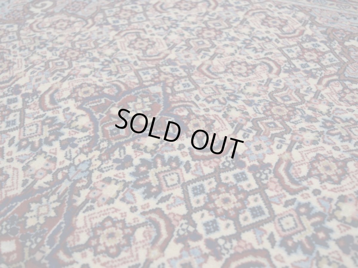 画像13: 良品 ペルシャ 絨毯 ハマダン 産 縦1.7m 2人掛けソファ デスク足元 センターラグ サイズ 165 x 110 cm No.265 天然 ウール 手織り トライバル ラグ 敷物 マット カーペット b-265-165110s023-614 (13)