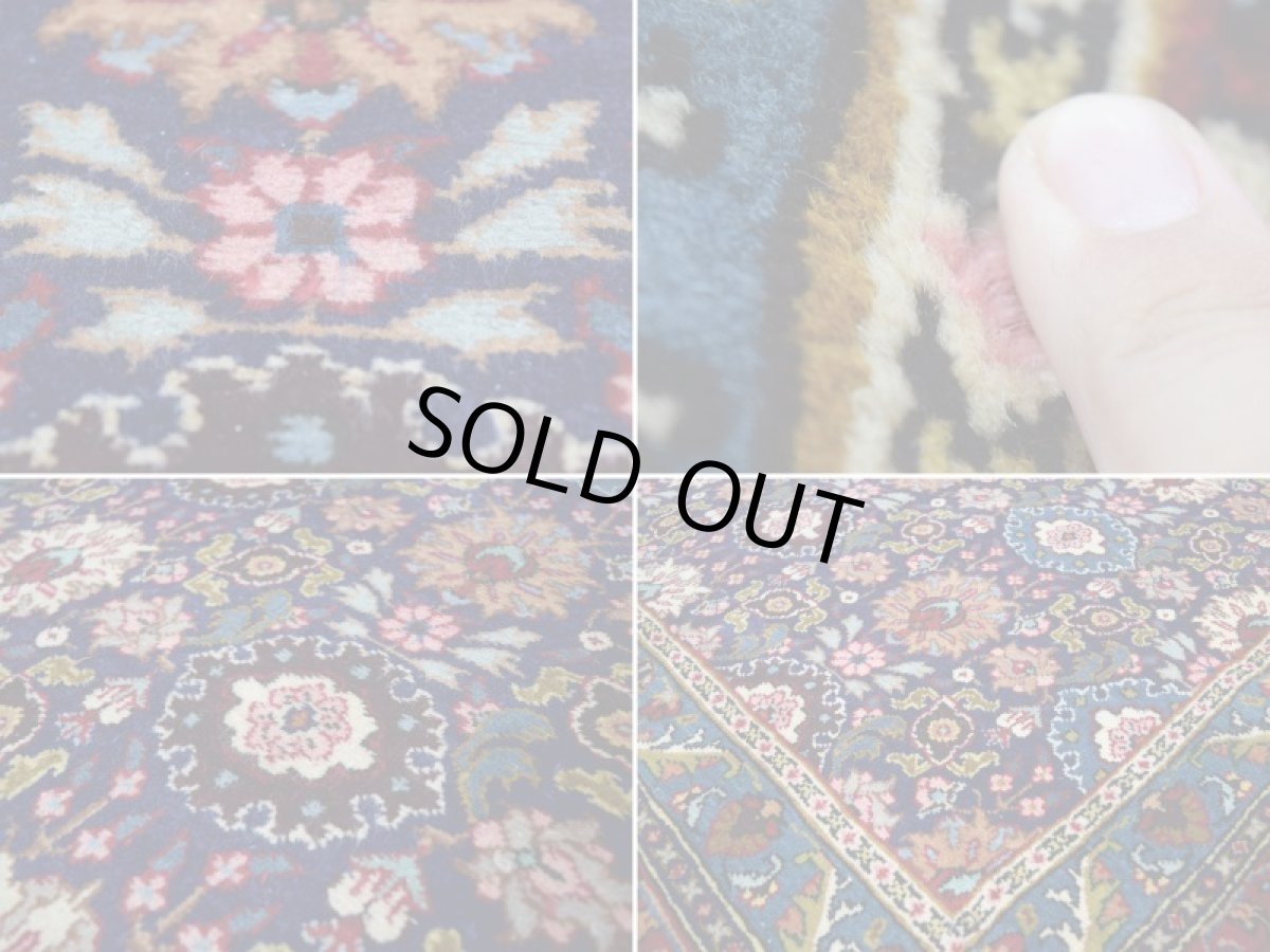 画像17: 良品 ペルシャ 絨毯 タブリーズ 工房名入り 縦3.5m 8.3? 6帖程度 リビング ダイニング 3人掛けソファ コーナーソファ 大判 サイズ 345 x 240 cm No.e134 天然 ウール 手織り トライバル ラグ 敷物 マット カーペット オーバーオール ヴィンテージ ビンテージ (17)