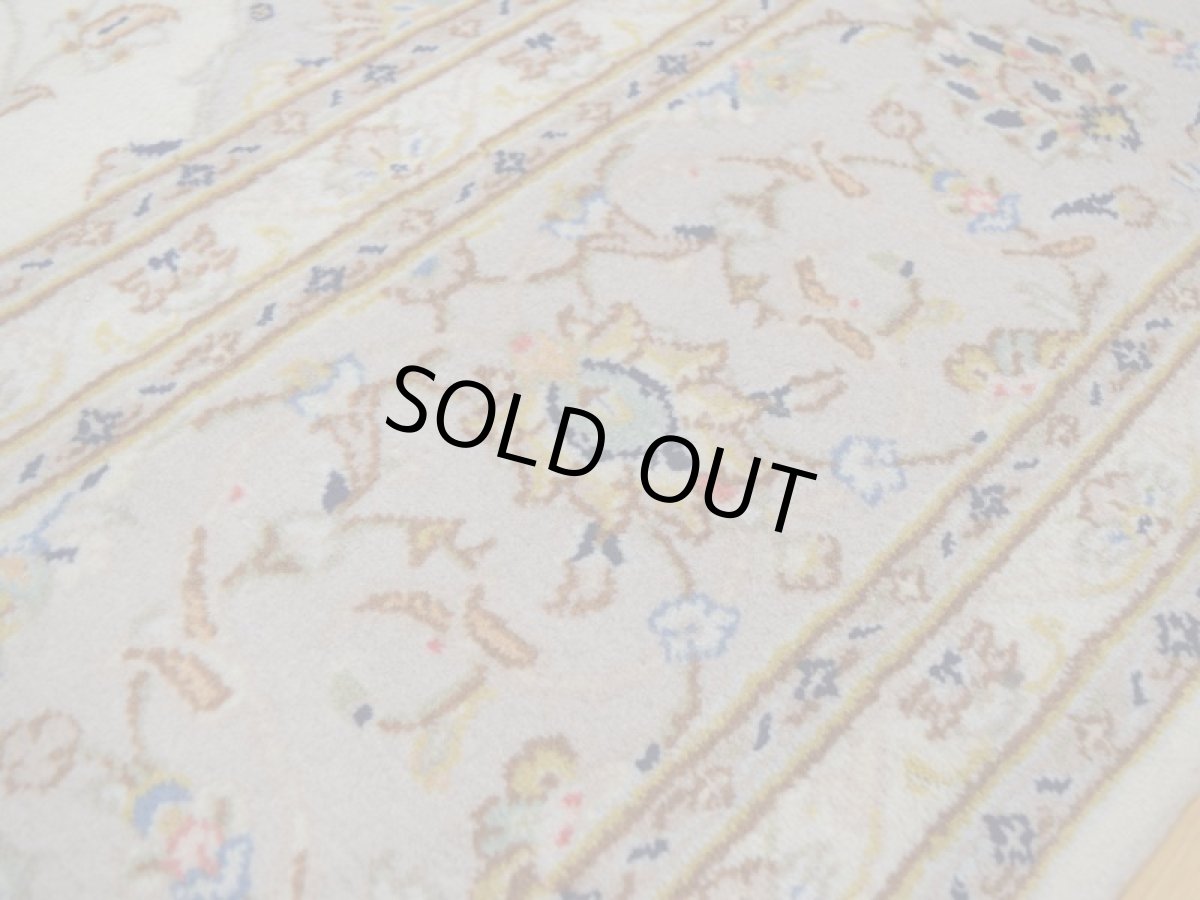 画像13: 美品 ペルシャ 絨毯 カシャーン 縦3m 6.2? 6帖 リビング ダイニング 3人掛けソファ コーナーソファ 大判 サイズ 299 x 208 cm No.267 肉厚 ウール 天然 手織り トライバル ラグ 敷物 マット カーペット 生成り クリーム メダリオン ヴィンテージ ビンテージ a-267-299208s006-087 (13)