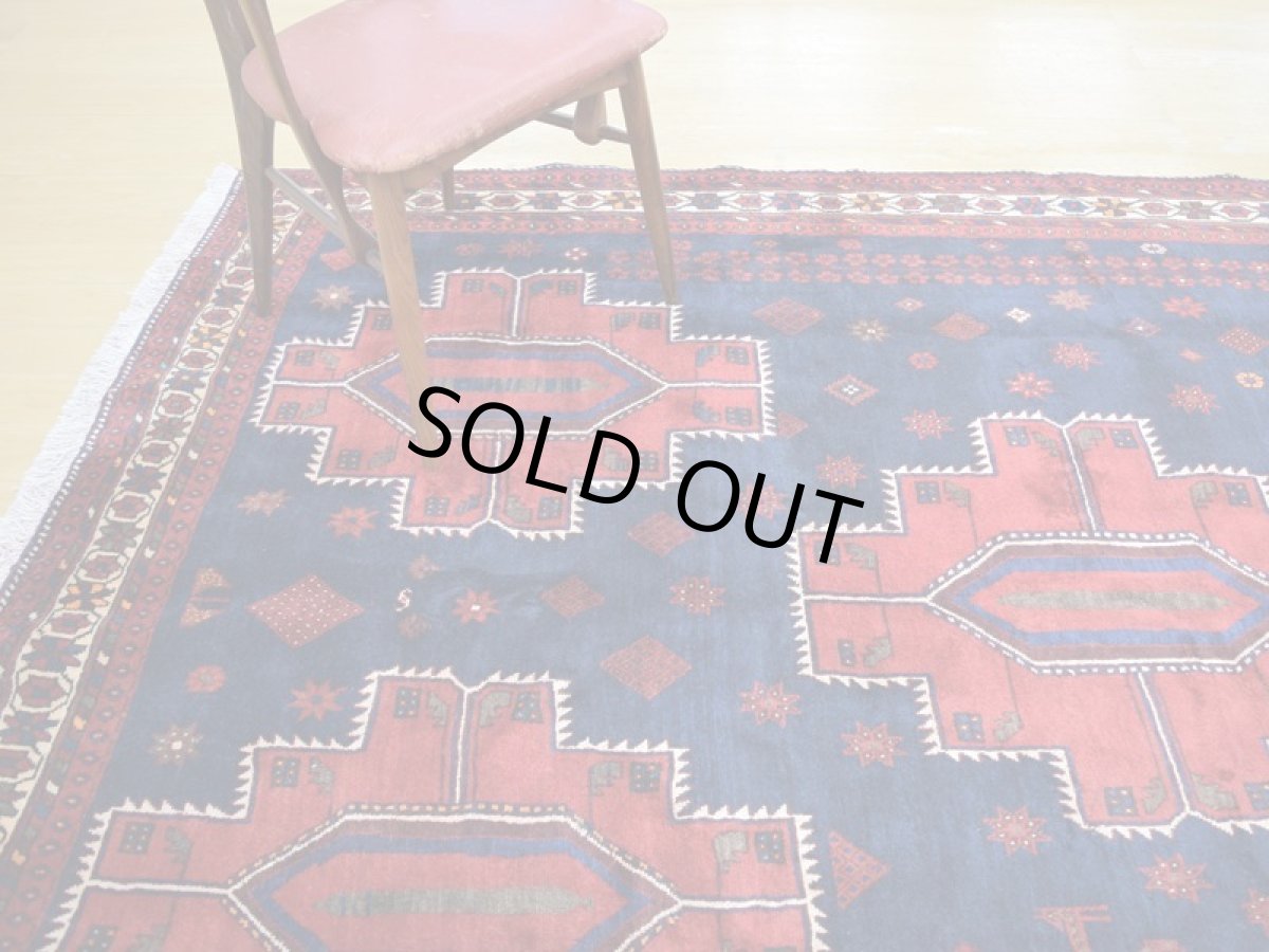 画像2: 良品 ペルシャ 絨毯 シールジャーン 縦2.8m 5.3㎡ 4.5帖 リビング ダイニング 3人掛けソファ サイズ 280 x 187 cm E130 天然 肉厚 ウール 手織り ハンドメイド トライバル ラグ 部族絨毯 マット カーペット 民族柄 ギャッベ(ギャベ)をお探しの方にもお勧めです b-E130-280187h075 (2)