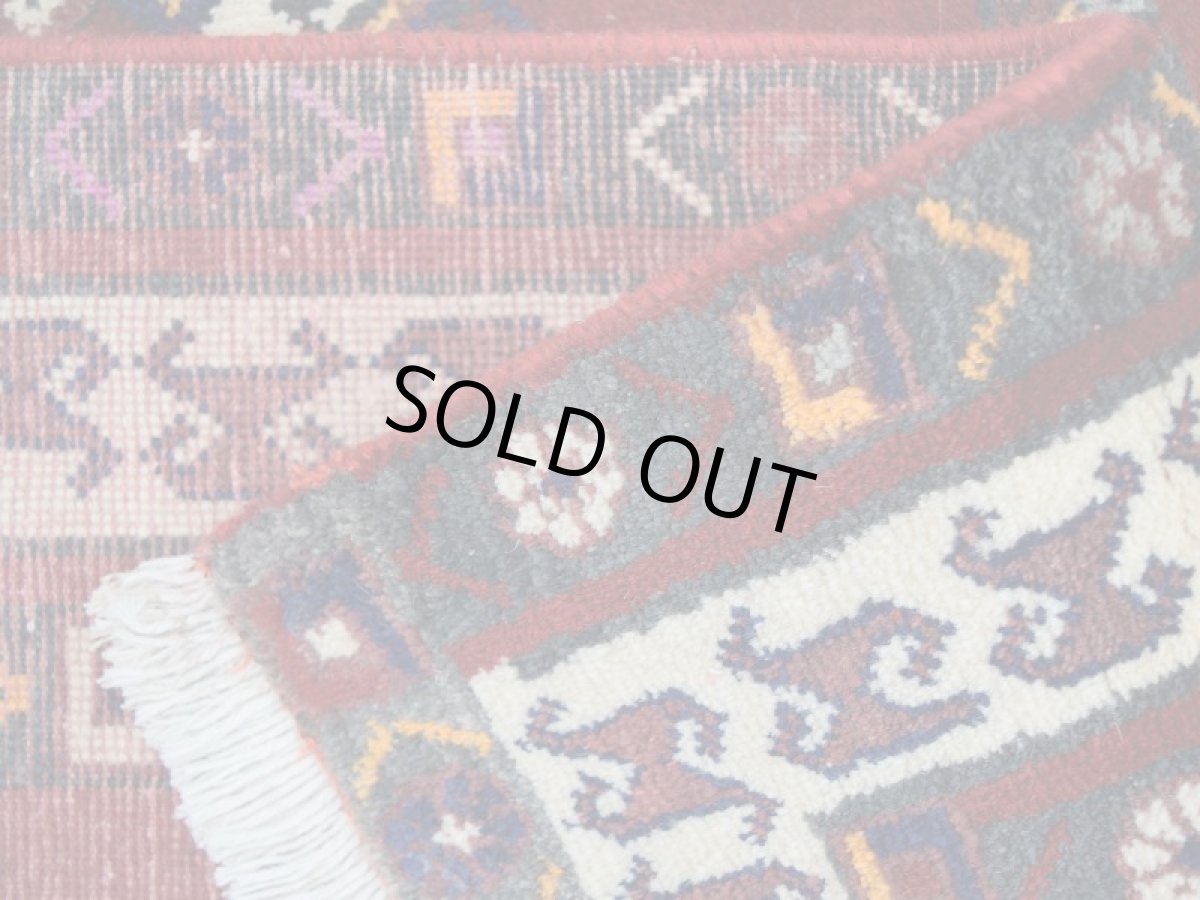 画像15: 良品 ペルシャ 絨毯 シールジャーン 縦2.3m 3.8㎡ 3帖 リビング ダイニング 3人掛けソファ サイズ 230 x 190 cm E109 天然 ウール 手織り ハンドメイド トライバル ラグ 部族絨毯 マット カーペット 花柄 幾何学模様 民族柄 ギャッベ(ギャベ)をお探しの方にもお勧めです b-E109-230190h064p (15)