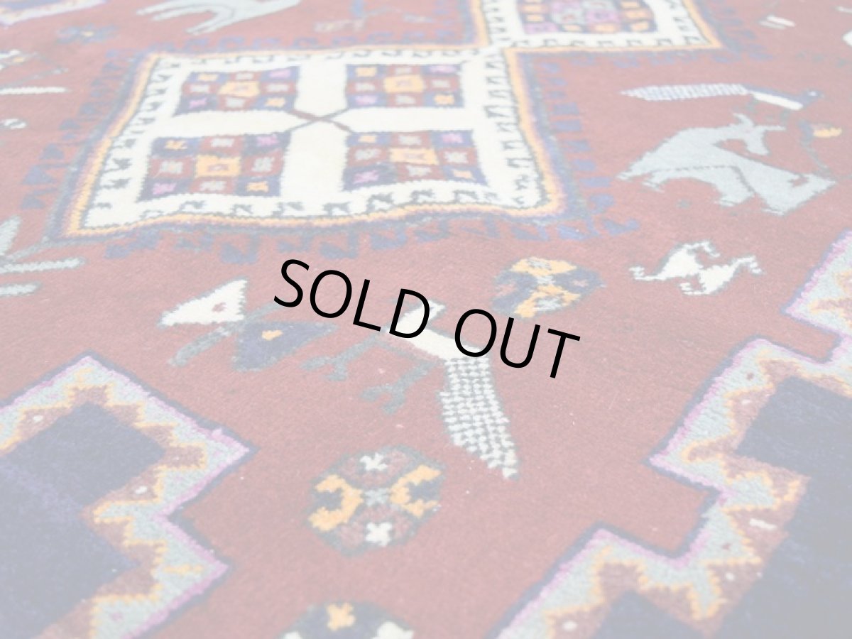 画像12: 良品 ペルシャ 絨毯 シールジャーン 縦2.3m 3.8㎡ 3帖 リビング ダイニング 3人掛けソファ サイズ 230 x 190 cm E109 天然 ウール 手織り ハンドメイド トライバル ラグ 部族絨毯 マット カーペット 花柄 幾何学模様 民族柄 ギャッベ(ギャベ)をお探しの方にもお勧めです b-E109-230190h064p (12)