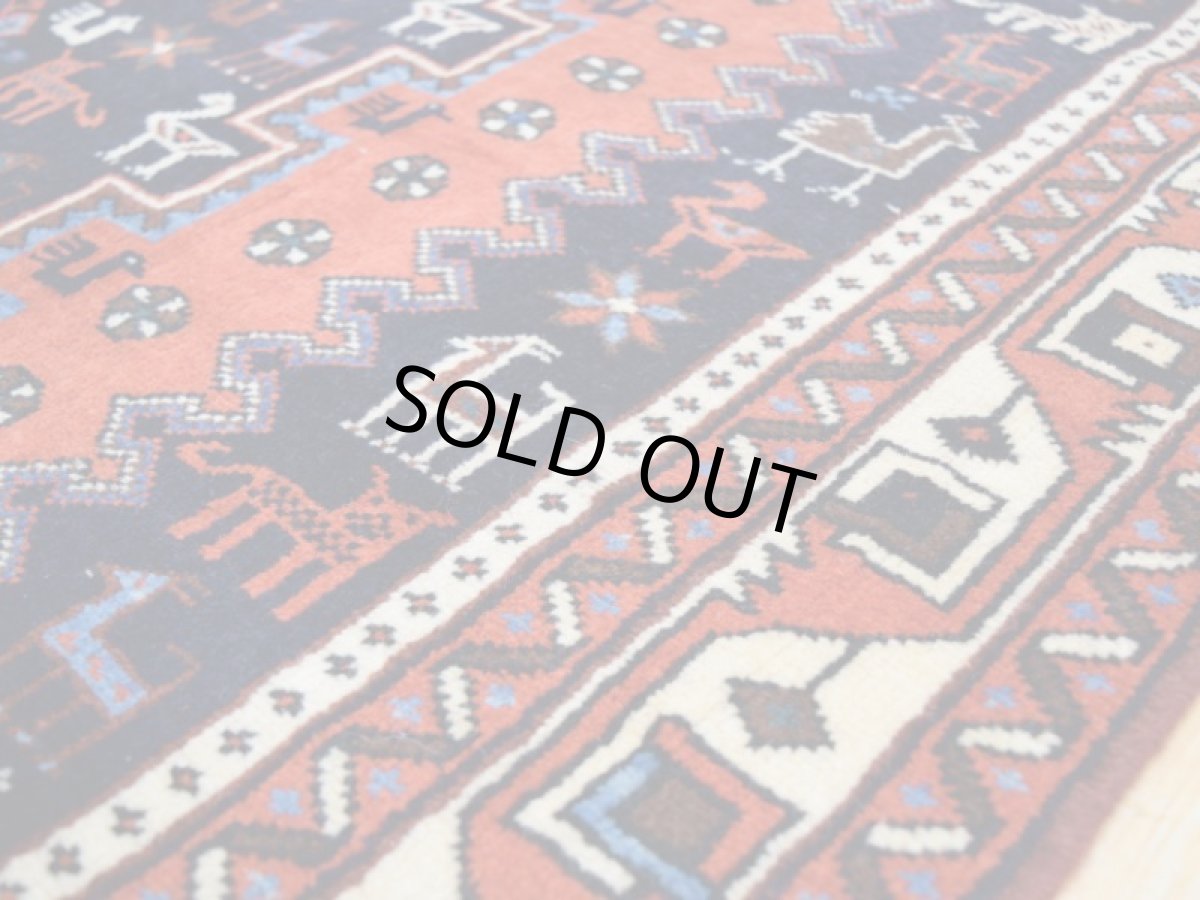 画像13: 新品 ペルシャ 絨毯 シールジャーン 縦2.1m 3.3㎡ 3帖 リビング ダイニング 2人掛けソファ サイズ 208 x 157 cm E143 天然 ウール 手織り ハンドメイド トライバル ラグ 部族絨毯 マット カーペット 遊牧民のモチーフ 動物 鳥 模様 民族柄 ギャッベ(ギャベ)をお探しの方にもお勧めです (13)