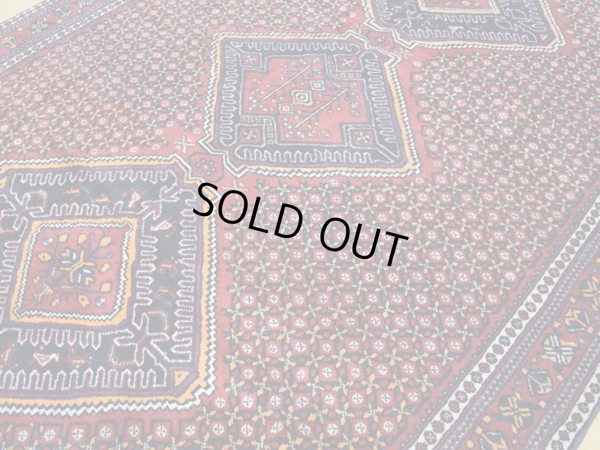 画像10: 良品 ペルシャ 絨毯 シールジャーン 縦2.1m 3.3㎡ 3帖 リビング ダイニング 2人掛けソファ サイズ 207 x 160 cm E108 天然 ウール 手織り ハンドメイド トライバル ラグ 部族絨毯 マット カーペット 花柄 幾何学模様 民族柄 ギャッベ(ギャベ)をお探しの方にもお勧めです b-E108-207160h034 (10)