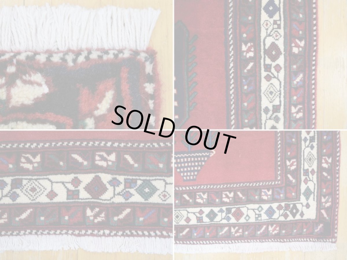 画像19: 良品 ペルシャ 絨毯 シールジャーン 縦2.5m 4㎡ 3帖 リビング ダイニング 3人掛けソファ サイズ 246 x 160 cm E126 天然 ウール 手織り ハンドメイド トライバル ラグ 部族絨毯 マット カーペット 赤 ゴルダニ柄 幾何学模様 民族柄 ギャッベ(ギャベ)をお探しの方にもお勧めです b-E126-246160h094 (19)