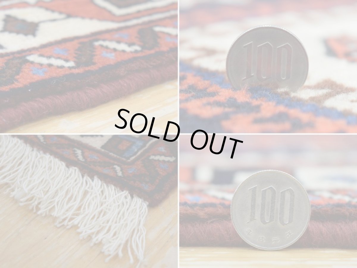 画像20: 新品 ペルシャ 絨毯 シールジャーン 縦2.1m 3.3㎡ 3帖 リビング ダイニング 2人掛けソファ サイズ 208 x 157 cm E143 天然 ウール 手織り ハンドメイド トライバル ラグ 部族絨毯 マット カーペット 遊牧民のモチーフ 動物 鳥 模様 民族柄 ギャッベ(ギャベ)をお探しの方にもお勧めです (20)