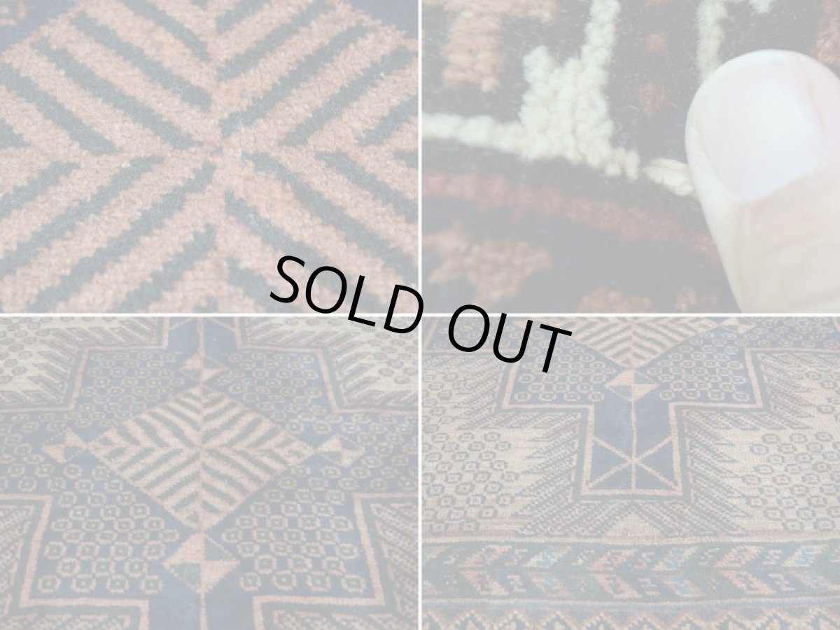 画像16: 良品 ペルシャ 絨毯 シールジャーン 縦2.6m 4㎡ 3帖 リビング ダイニング 2〜3人掛けソファ サイズ 253 x 156 cm No.E121 天然 ウール 手織り ハンドメイド トライバル ラグ 部族絨毯 マット カーペット 幾何学模様 民族柄 茶色 ブラウン b-E121-253156h074 (16)