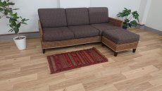 画像1: 新品 ペルシャ キリム グーチャン 1m 玄関 マット サイズ 100 x 52 cm 139 スマック 手織り トライバル ラグ 天然 ウール マット 絨毯 カーペット カラフル ラフラ ボーダー テーブルカバー 収納棚 ラックの彩りに (1)